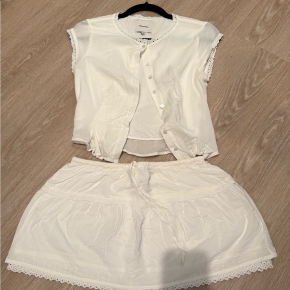 Reformation Valetta Two Piece Skirt Set 0 - Picture 9 of 10